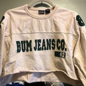 Cropped vintage looking long sleeve